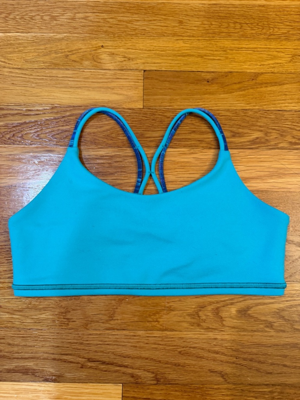 Ivivva (Lululemon Kids) Light Blue Sports Bra Strapy Racerback - Size 14
